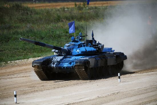 2018 Tank Biathlon. Individual race. Round one