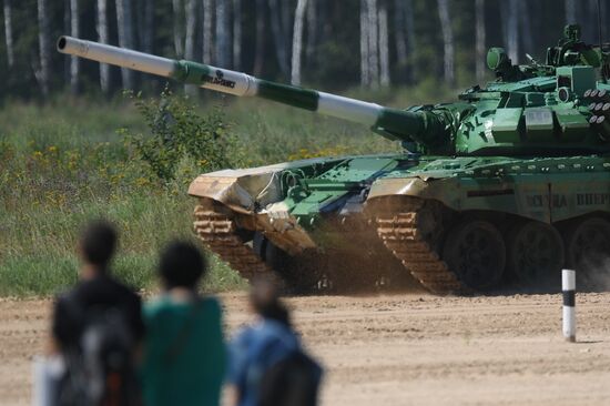 2018 Tank Biathlon. Individual race. Round one