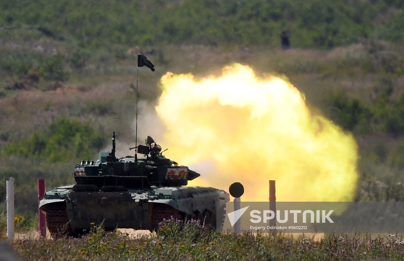 2018 Tank Biathlon. Individual race. Round one