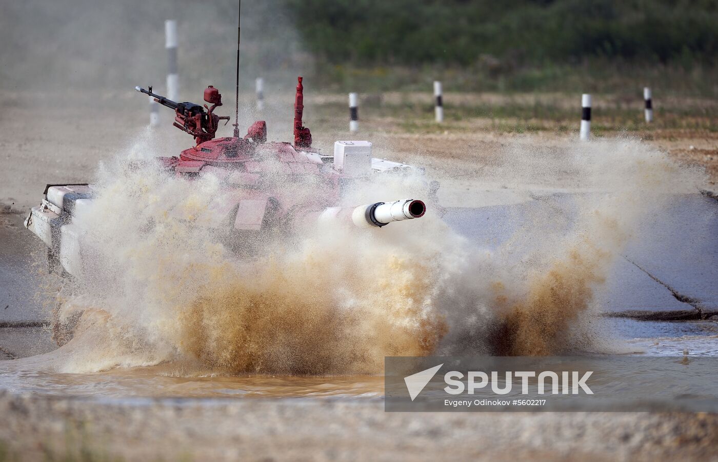 2018 Tank Biathlon. Individual race. Round one