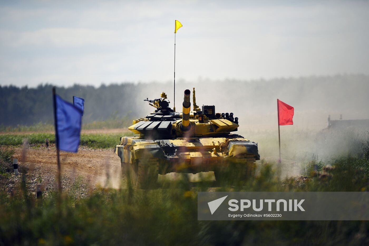 2018 Tank Biathlon. Individual race. Round one