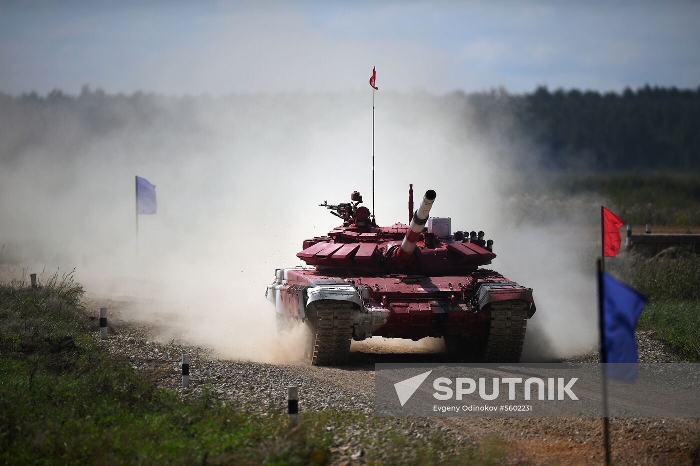 2018 Tank Biathlon. Individual race. Round one