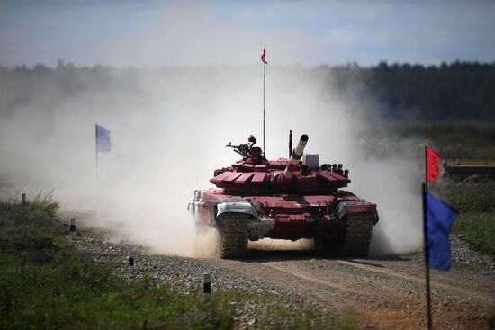 2018 Tank Biathlon. Individual race. Round one
