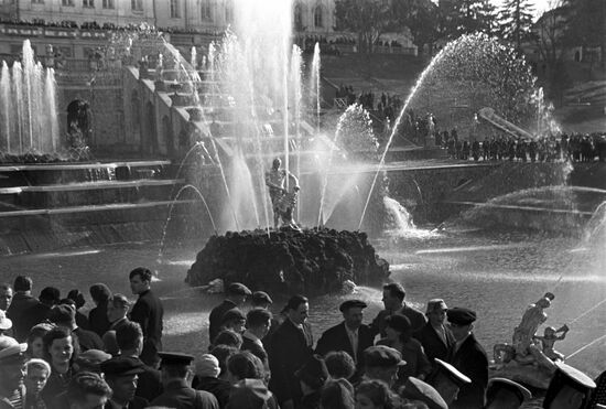 Peterhof fountains