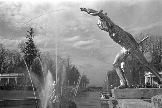 Peterhof fountains