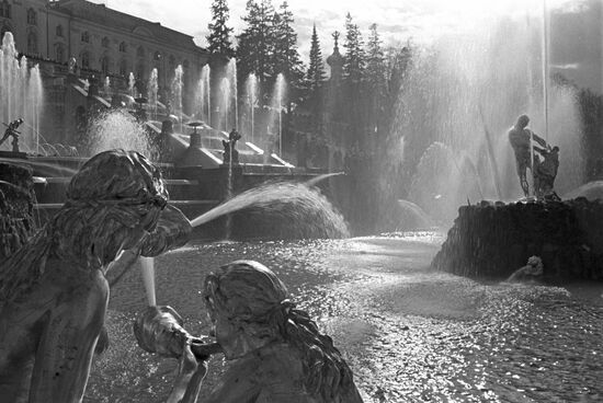 Peterhof fountains