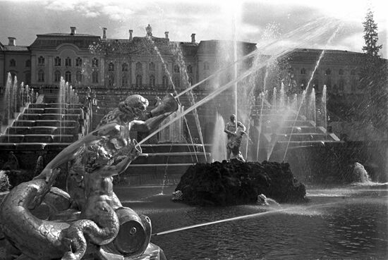 Peterhof fountains