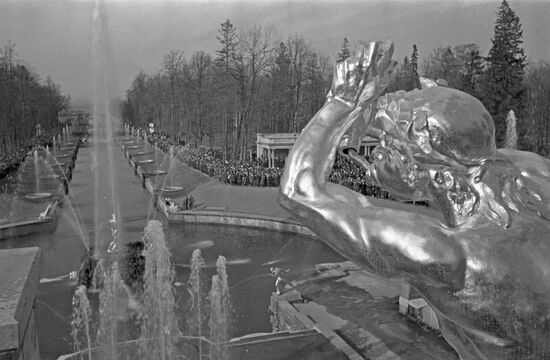 Peterhof fountains