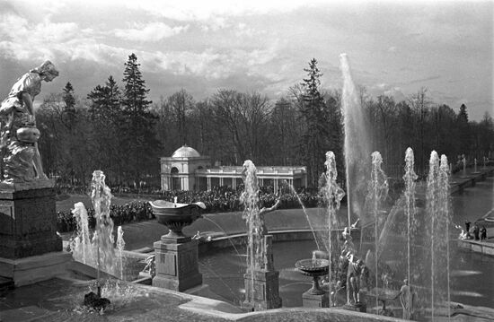Peterhof fountains
