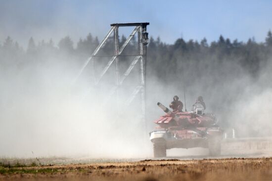 2018 Tank Biathlon. Individual race. Round one