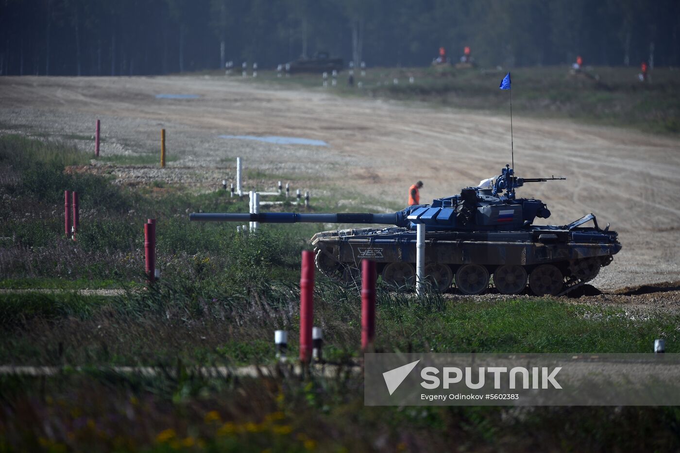 2018 Tank Biathlon. Individual race. Round one