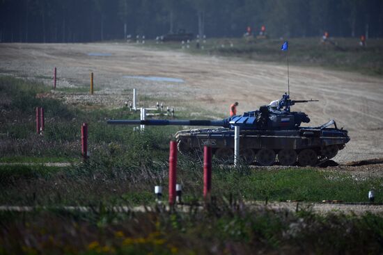 2018 Tank Biathlon. Individual race. Round one
