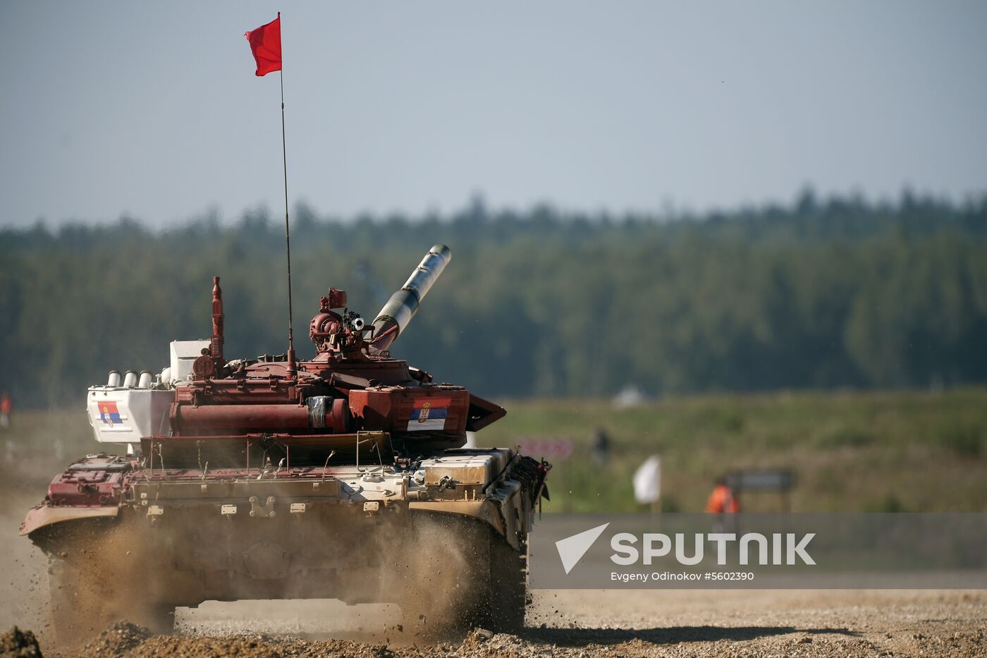 2018 Tank Biathlon. Individual race. Round one