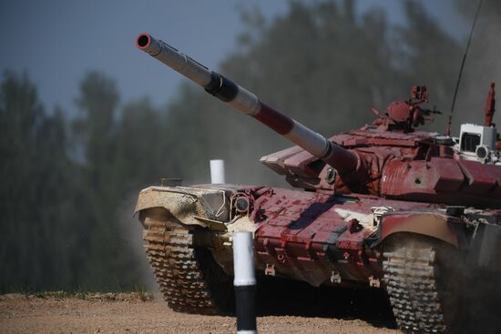 2018 Tank Biathlon. Individual race. Round one