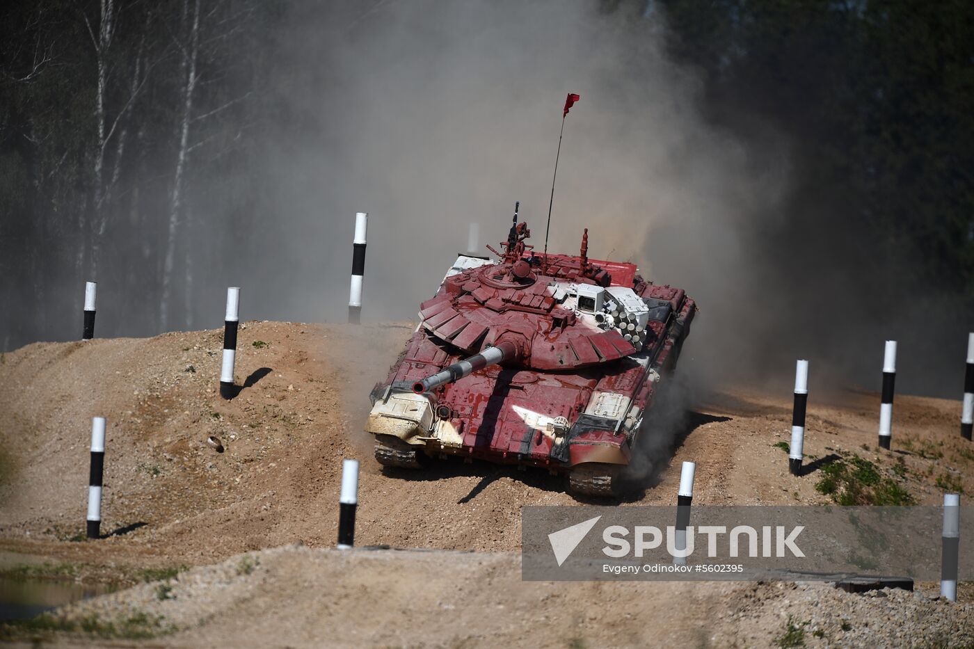 2018 Tank Biathlon. Individual race. Round one