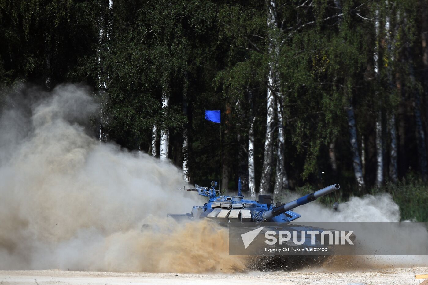 2018 Tank Biathlon. Individual race. Round one