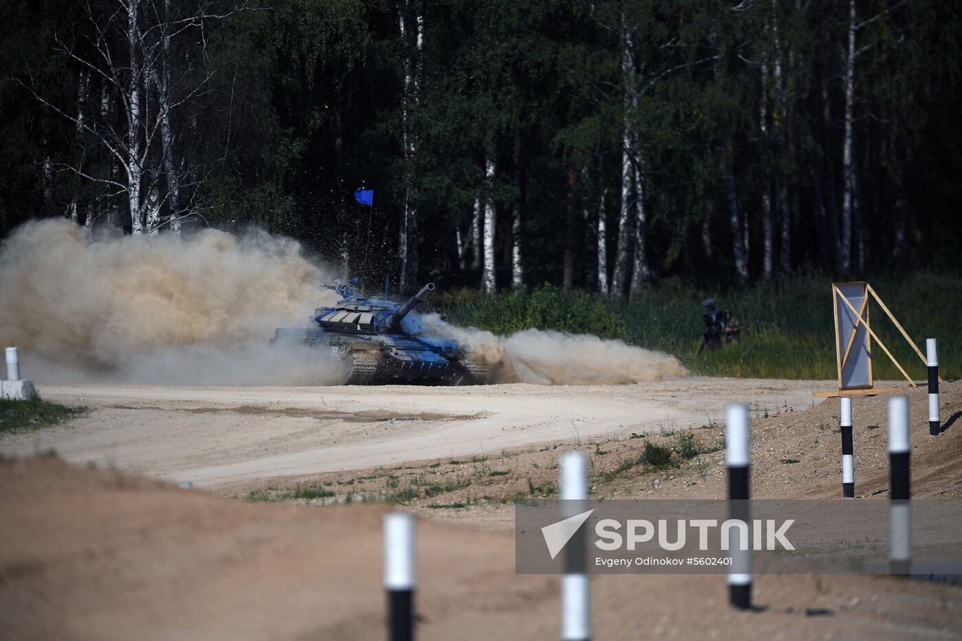 2018 Tank Biathlon. Individual race. Round one