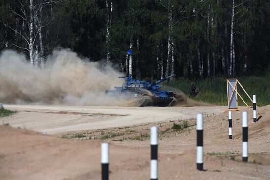 2018 Tank Biathlon. Individual race. Round one