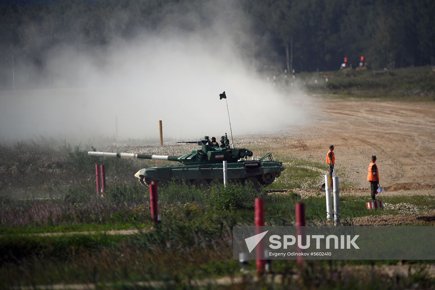 2018 Tank Biathlon. Individual race. Round one
