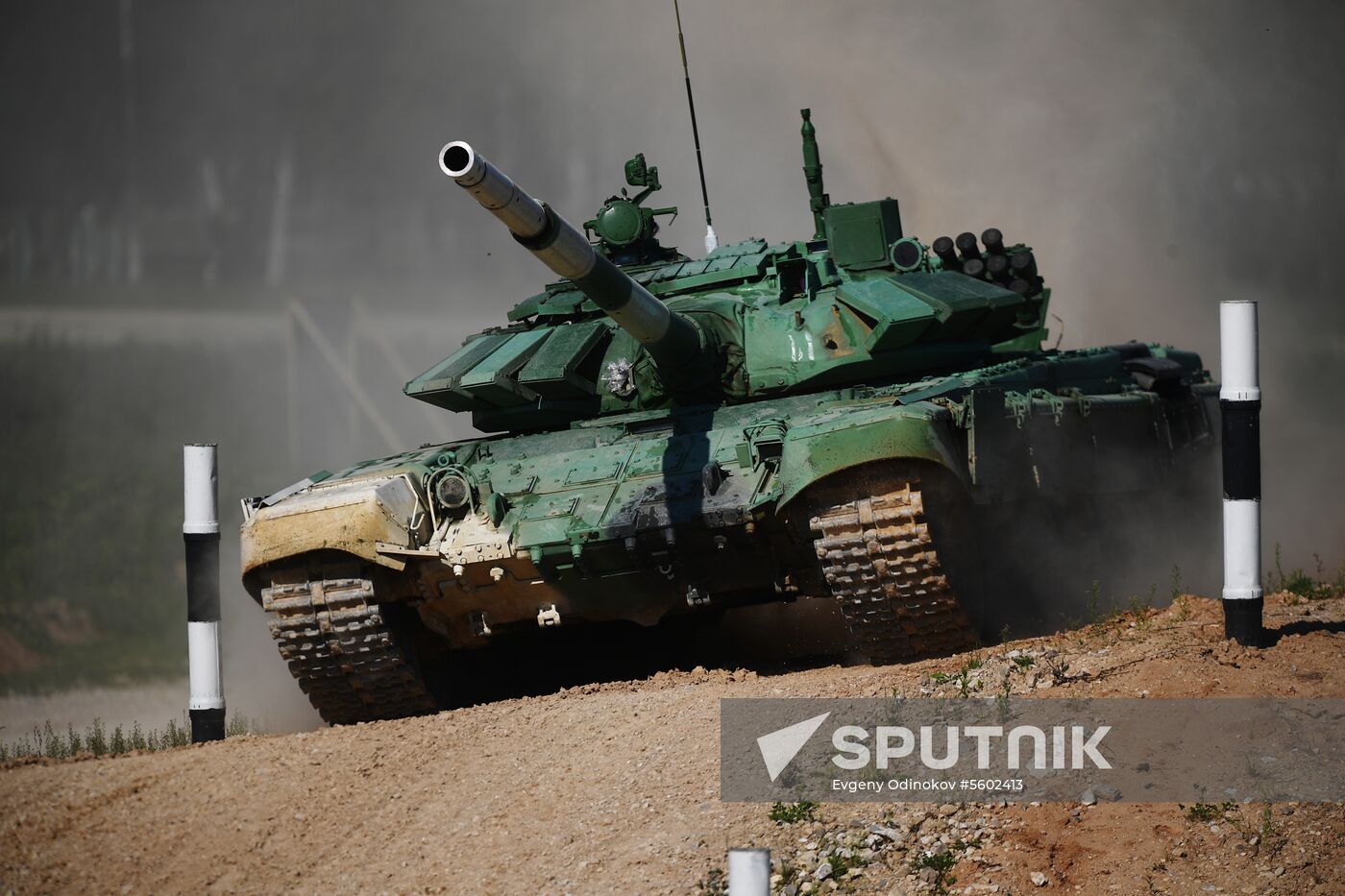2018 Tank Biathlon. Individual race. Round one