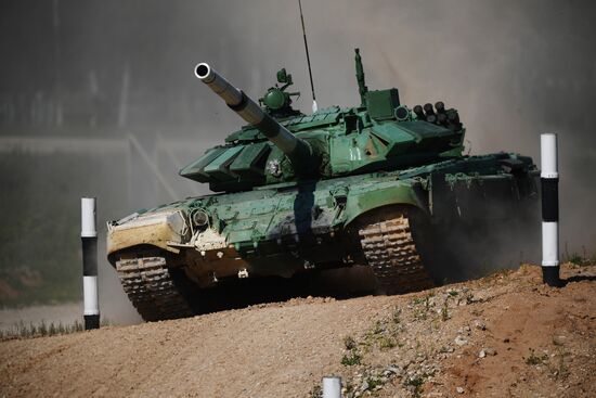 2018 Tank Biathlon. Individual race. Round one