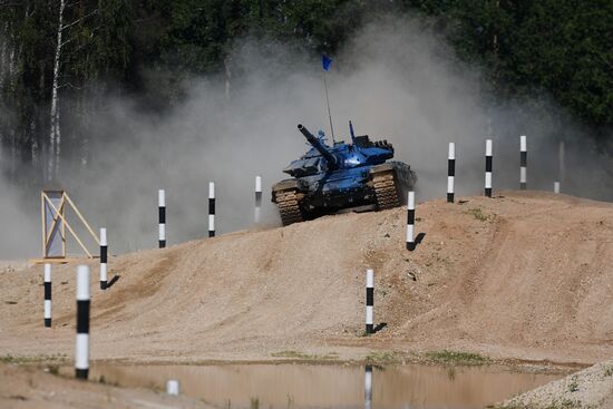 2018 Tank Biathlon. Individual race. Round one