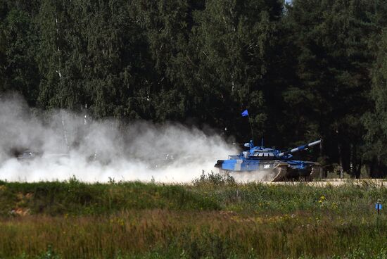 2018 Tank Biathlon. Individual race. Round one