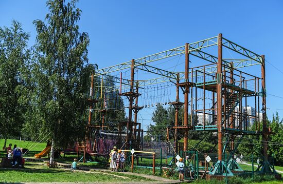 Results of improvement in Mitino landscape park