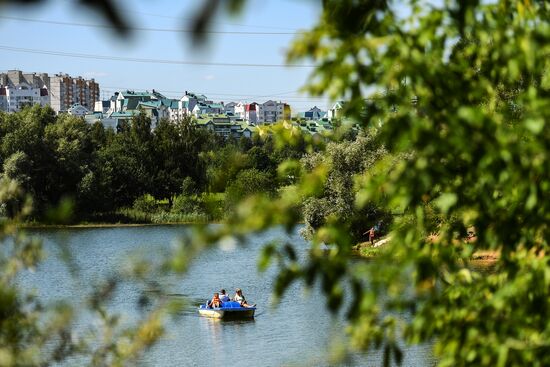 Results of improvement in Mitino landscape park