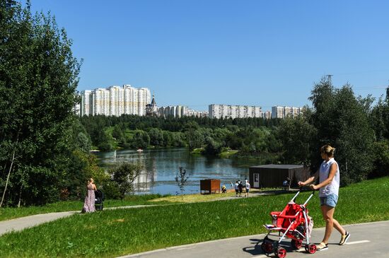 Results of improvement in Mitino landscape park