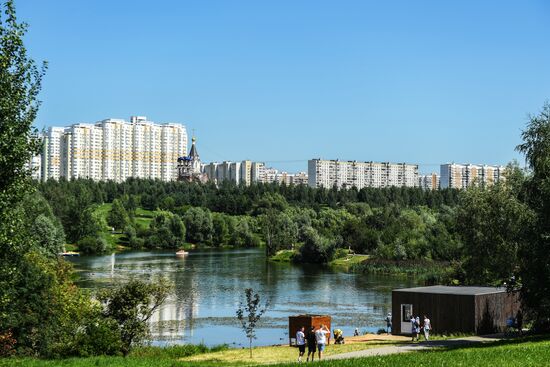 Results of improvement in Mitino landscape park