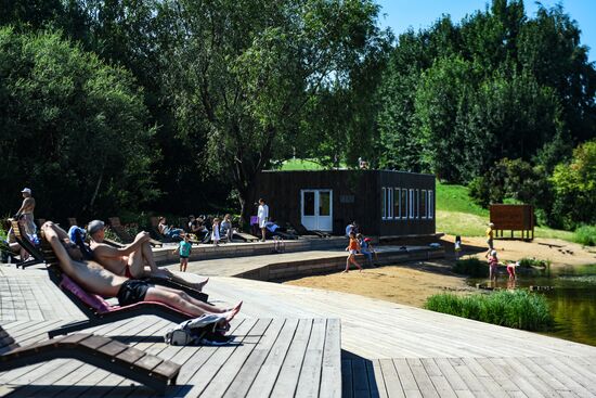 Results of improvement in Mitino landscape park