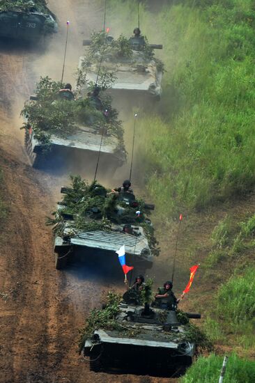 Military drills in Primorye Territory