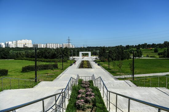 Results of improvement in Mitino landscape park