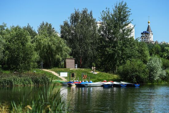 Results of improvement in Mitino landscape park