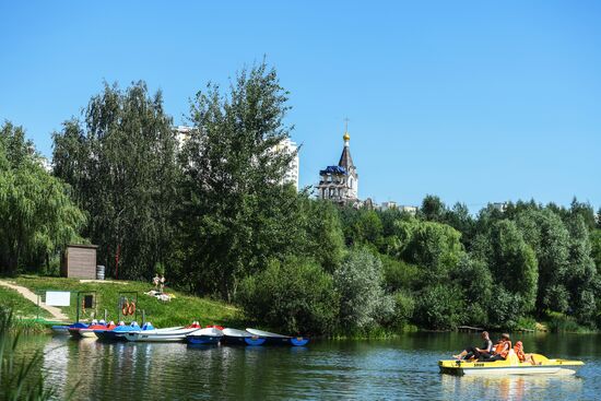 Results of improvement in Mitino landscape park