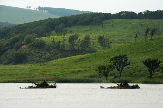 Military drills in Primorye Territory