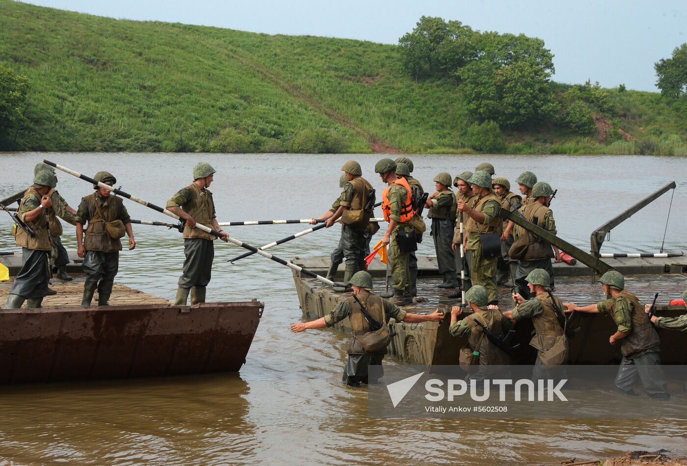 Military drills in Primorye Territory