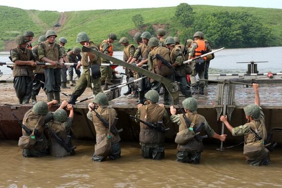 Military drills in Primorye Territory