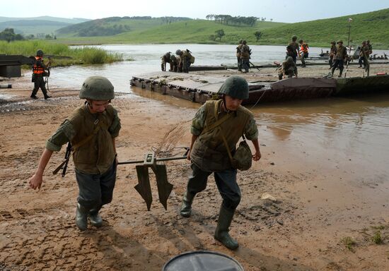 Military drills in Primorye Territory
