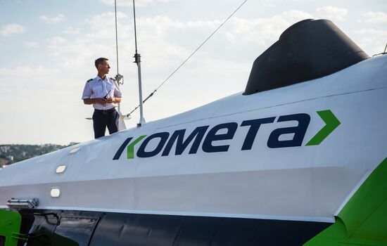 Kometa 120M high-speed boat performs maiden voyage