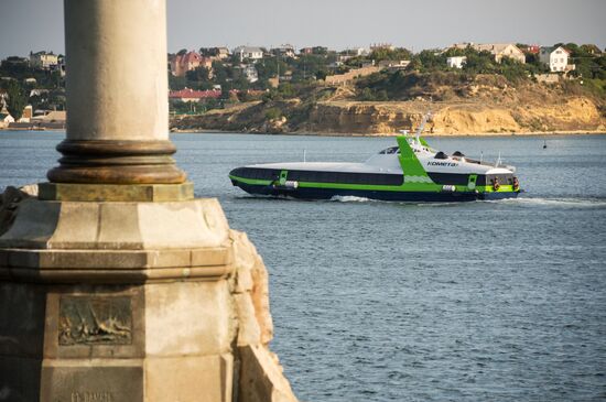 Kometa 120M high-speed boat performs maiden voyage