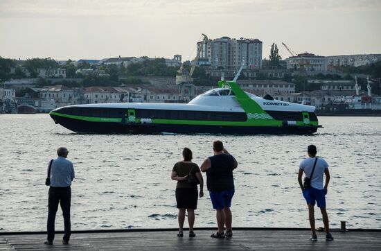 Kometa 120M high-speed boat performs maiden voyage
