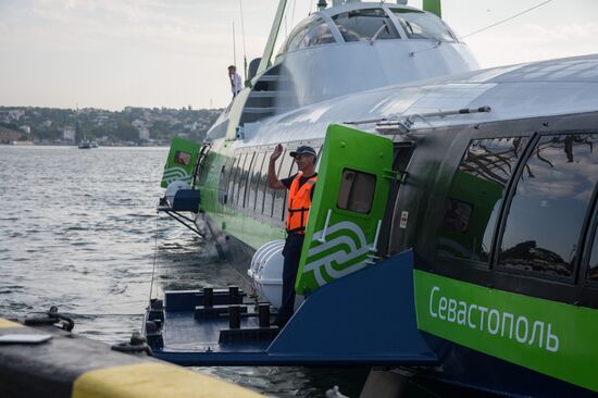 Kometa 120M high-speed boat performs maiden voyage