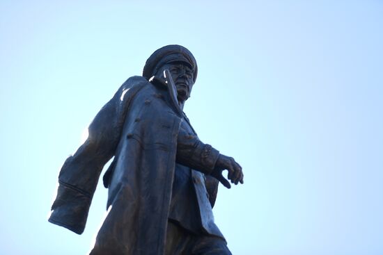 Opening of monument to General Vasily Margelov