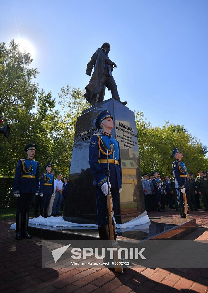 Opening of monument to General Vasily Margelov