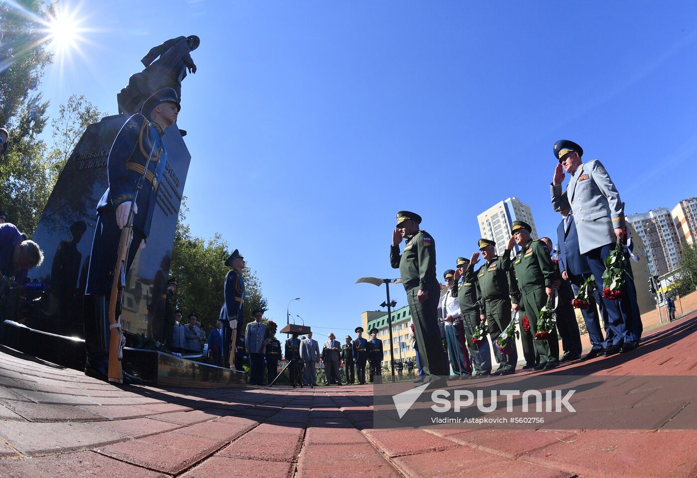 Opening of monument to General Vasily Margelov