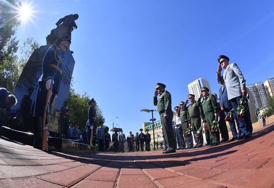 Opening of monument to General Vasily Margelov