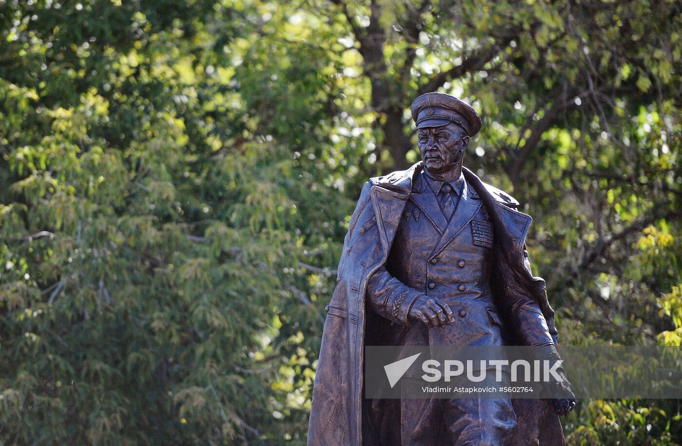 Opening of monument to General Vasily Margelov