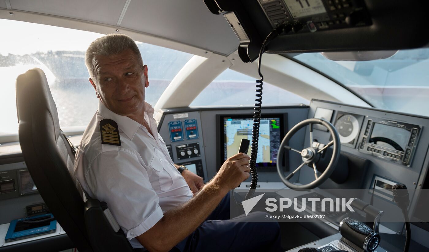 Kometa 120M high-speed boat performs maiden voyage